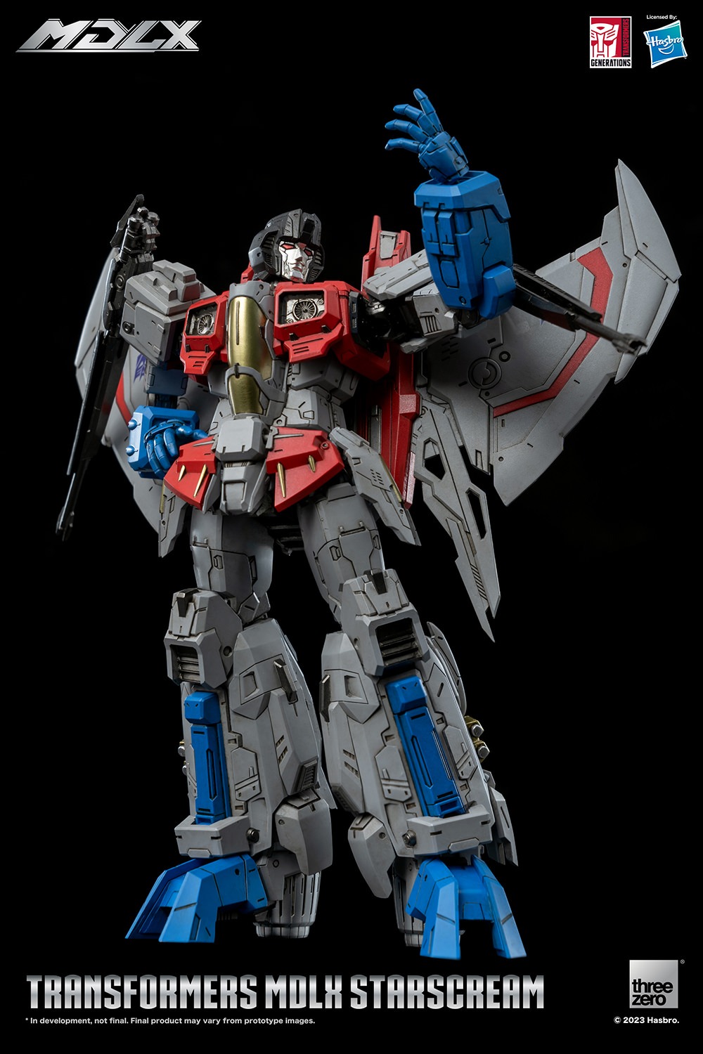 Pre-Order ThreeZero Transformers Starscream MDLX Figure